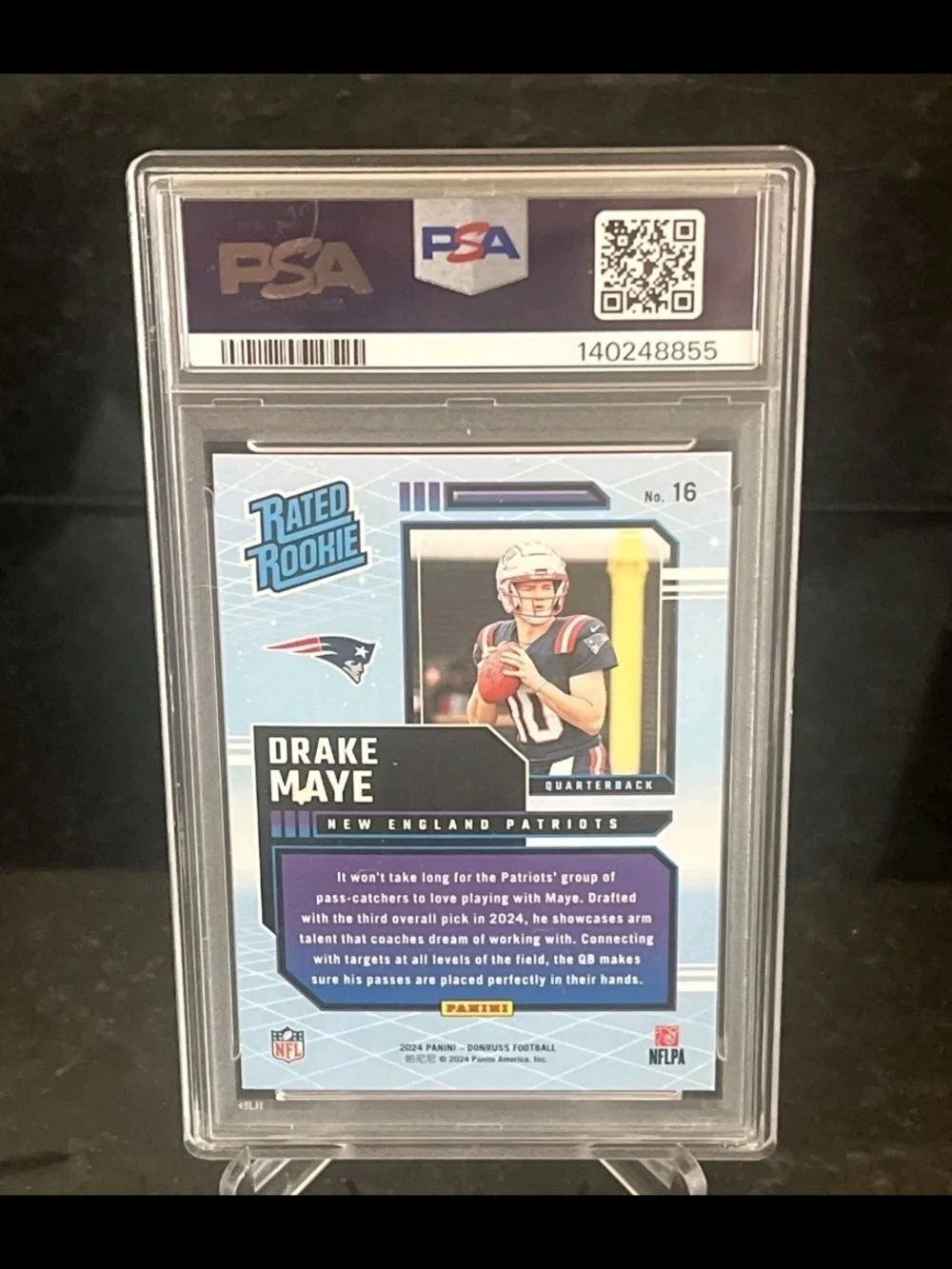 PSA 9 DRAKE MAYE RATED ROOKIE RETRO CARD